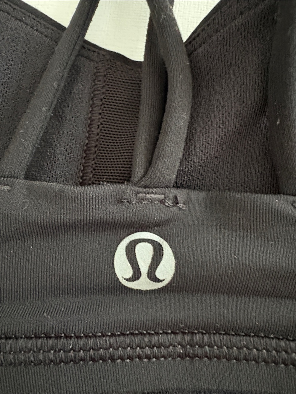 lululemon Black Strappy Sports Bra with removable cups. Size 2 - Picture 4 of 4